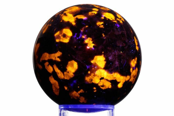 Fluorescent Polished Sodalite-Syenite Sphere - China #319402